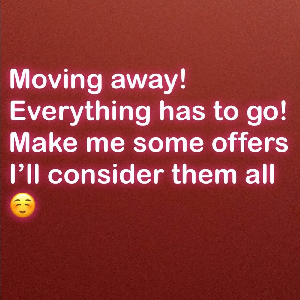 ❤️ MOVING SALE